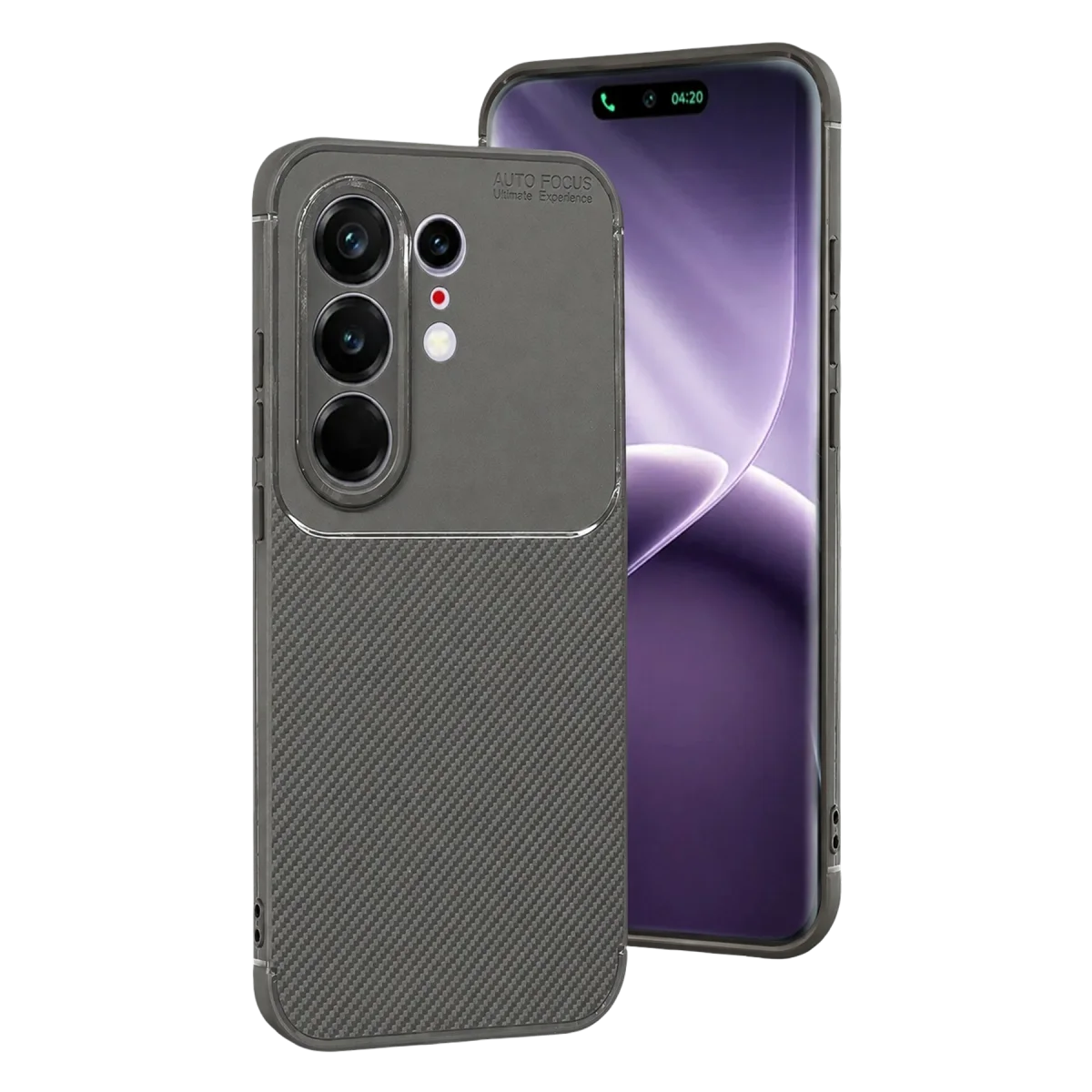Tecno Camon 50 Pro 5g Auto Focus Karbon Kapak - Gri Tecno Camon 50 Pro 5g Auto Focus Karbon Kapak - Gri