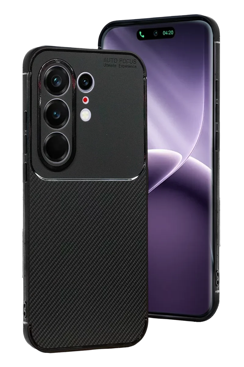 Tecno Camon 50 Pro 5G Auto Focus Karbon Kapak - Siyah