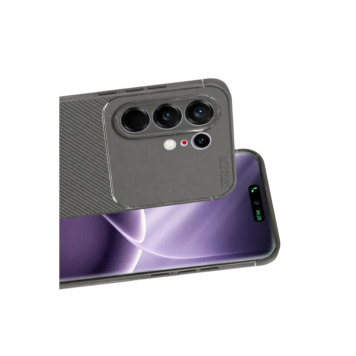 Tecno Camon 50 Pro 5g Auto Focus Karbon Kapak - Gri Tecno Camon 50 Pro 5g Auto Focus Karbon Kapak - Gri