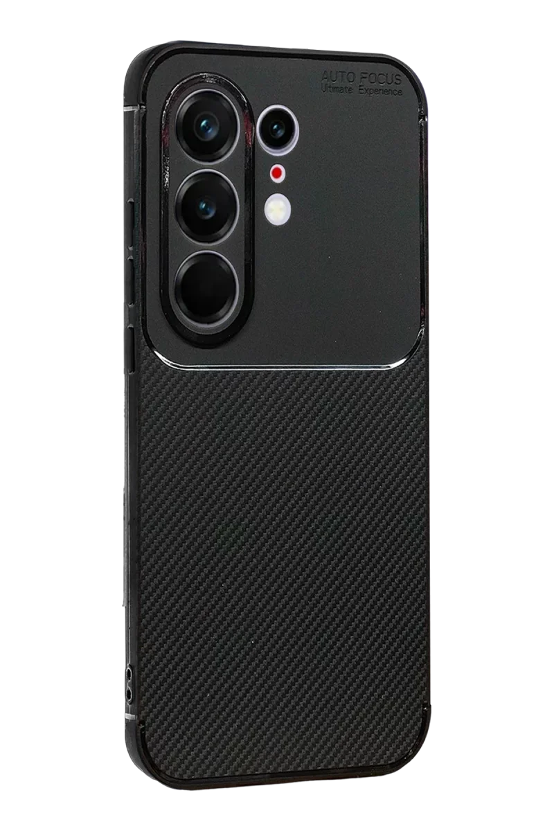 Tecno Camon 50 Pro 5G Auto Focus Karbon Kapak - Siyah