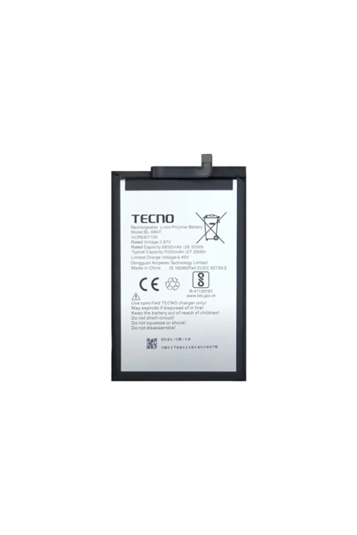 Tecno Pova 2 Batarya Pil Sıfır BL-58AT