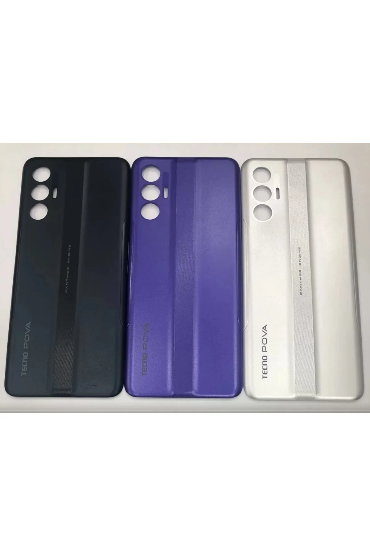 Tecno Pova 3 (LF7n) Arka Kapak Pil Kapağı Gri