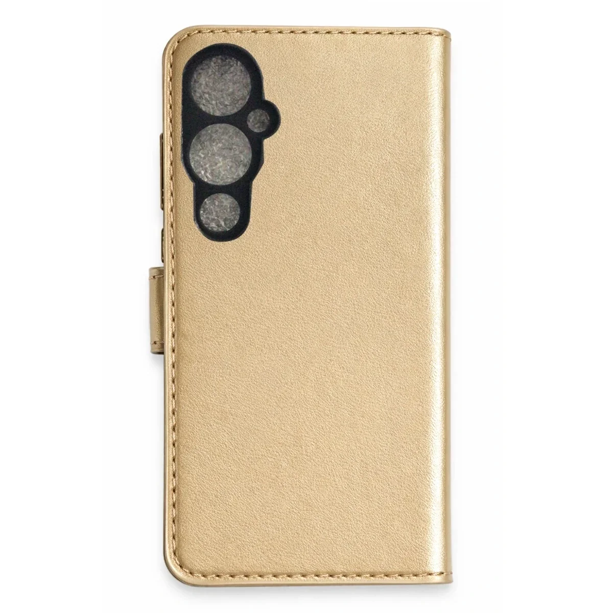 Tecno Pova 4 Pro Trend S Plus Kapaklı Kılıf - Gold