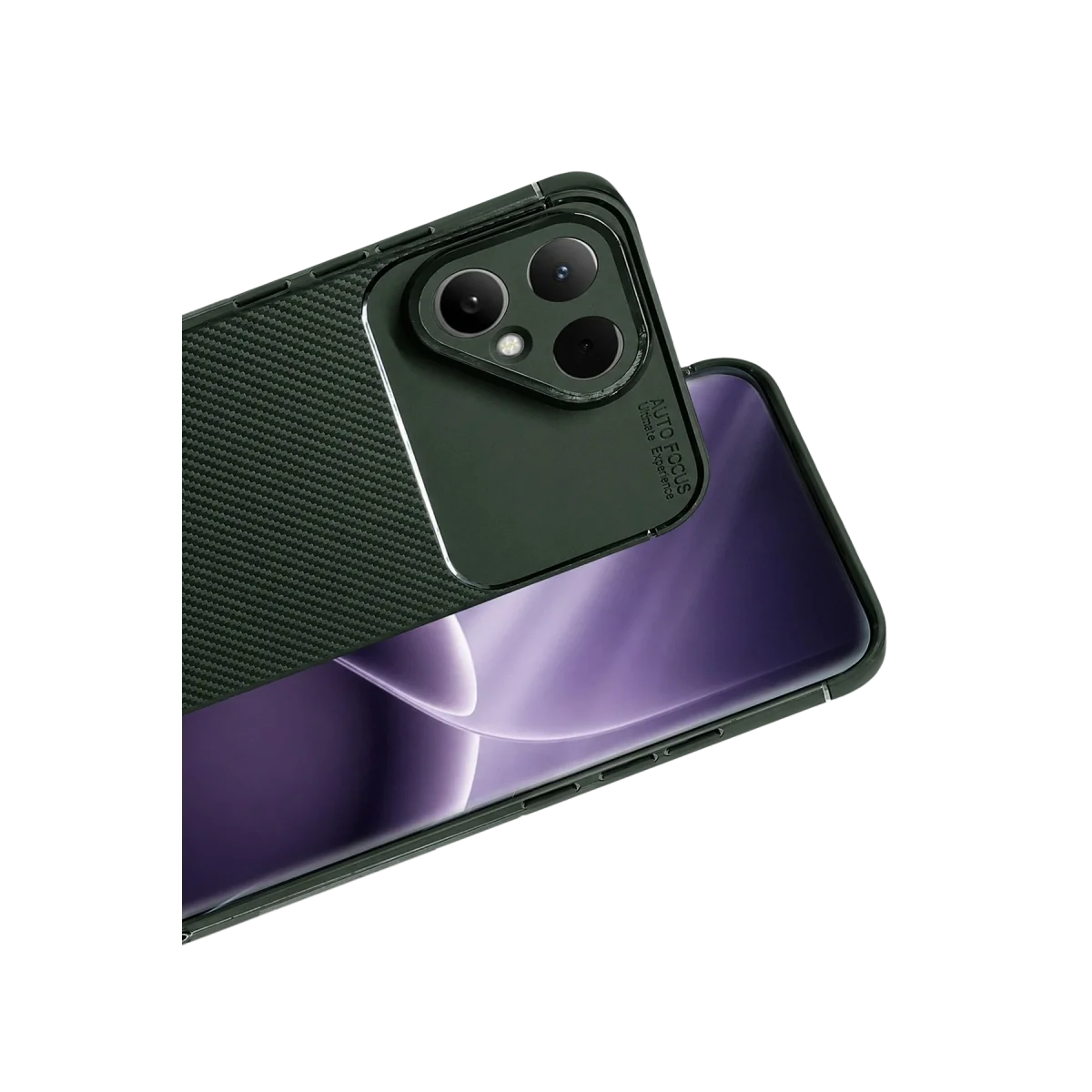 Tecno Pova Curve 2 5g Auto Focus Karbon Kapak - Koyu Yeşil Tecno Pova Curve 2 5g Auto Focus Karbon Kapak - Koyu Yeşil