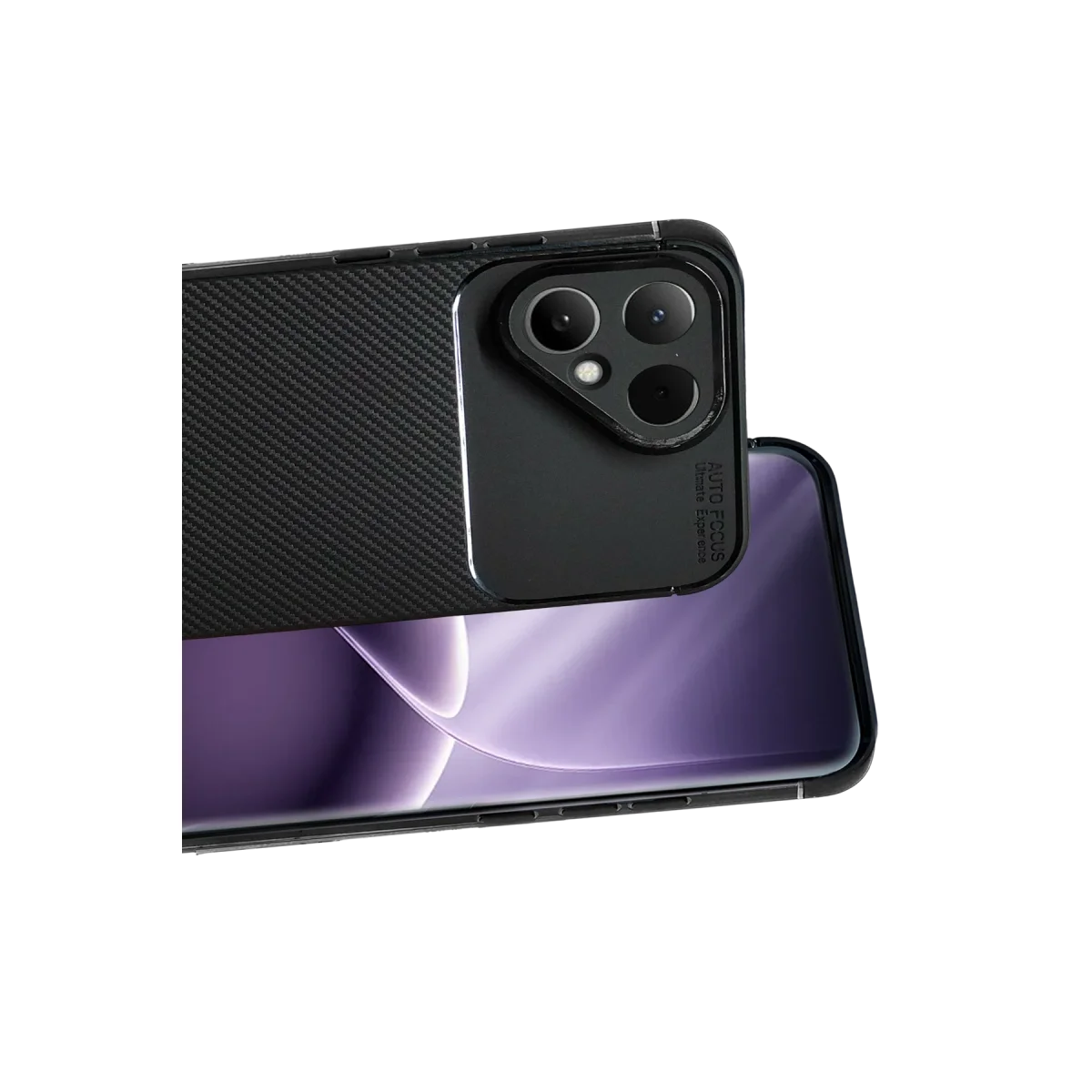 Tecno Pova Curve 2 5g Auto Focus Karbon Kapak - Siyah Tecno Pova Curve 2 5g Auto Focus Karbon Kapak - Siyah
