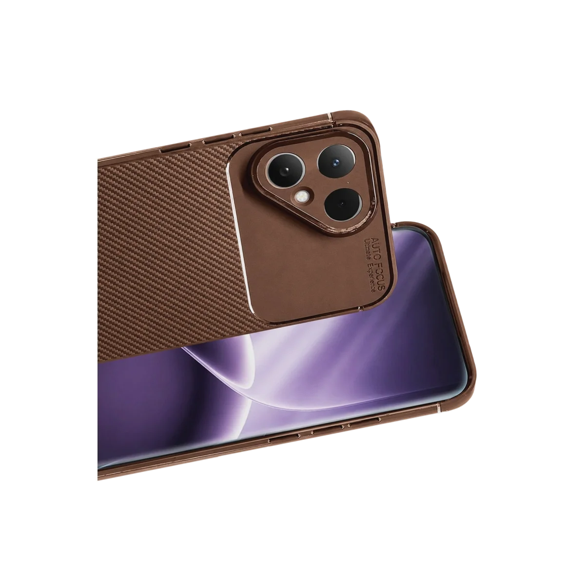 Tecno Pova Curve 2 5g Auto Focus Karbon Kapak - Kahverengi
