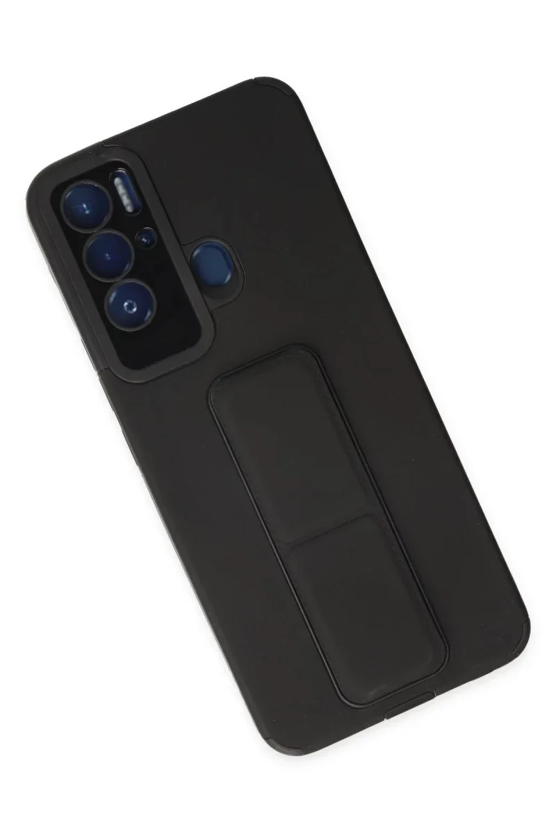 Tecno Pova Neo Kılıf Mega Standlı Silikon - Siyah Fiyatı, Yorumları ve Özellikleri