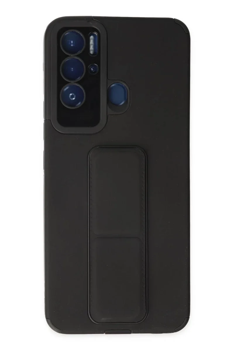 Tecno Pova Neo Kılıf Mega Standlı Silikon - Siyah Fiyatı, Yorumları ve Özellikleri