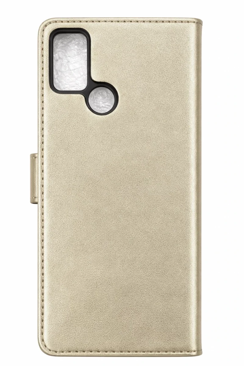 Tecno Pova Trend S Plus Kapaklı Kılıf - Gold Tecno Pova Trend S Plus Kapaklı Kılıf - Gold