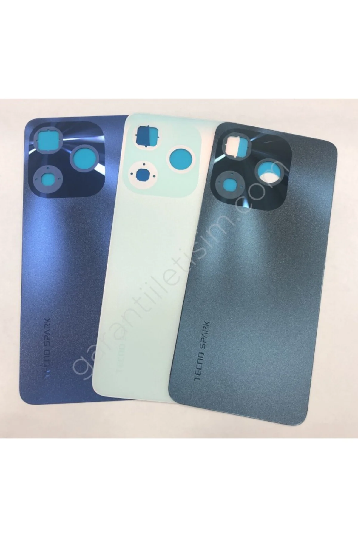 Tecno Spark 10 (KI5q) Arka Kapak Pil Kapağı Mavi
