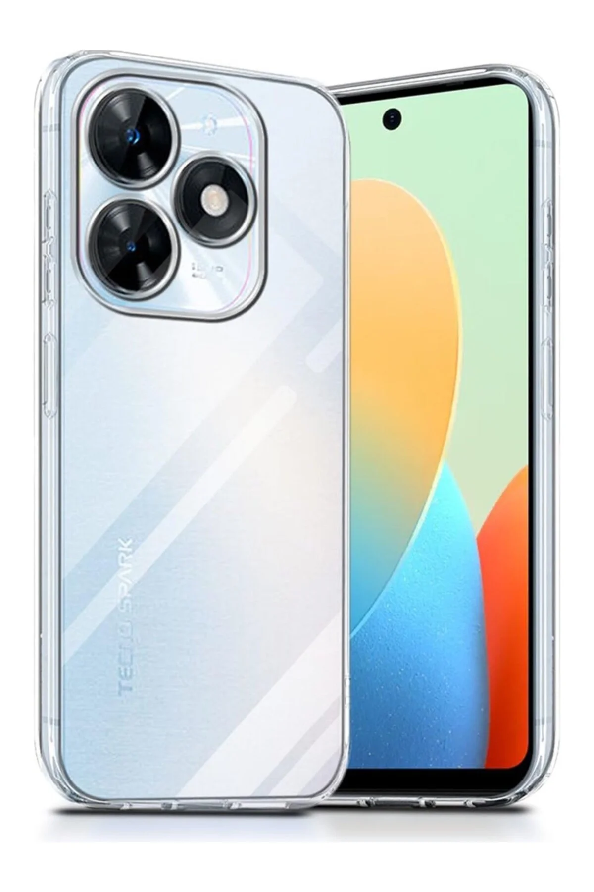 Tecno Spark 20 Premium Şeffaf Silikon Kılıf