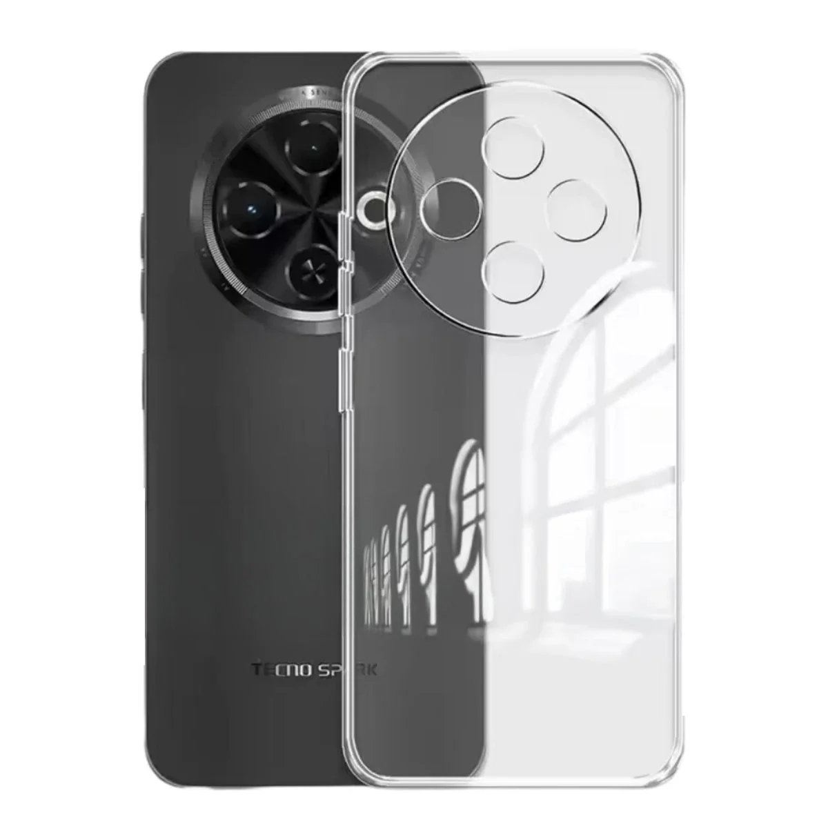 Tecno Spark 30C Kılıf Lüx Şeffaf Silikon Tecno Spark 30C Kılıf Lüx Şeffaf Silikon