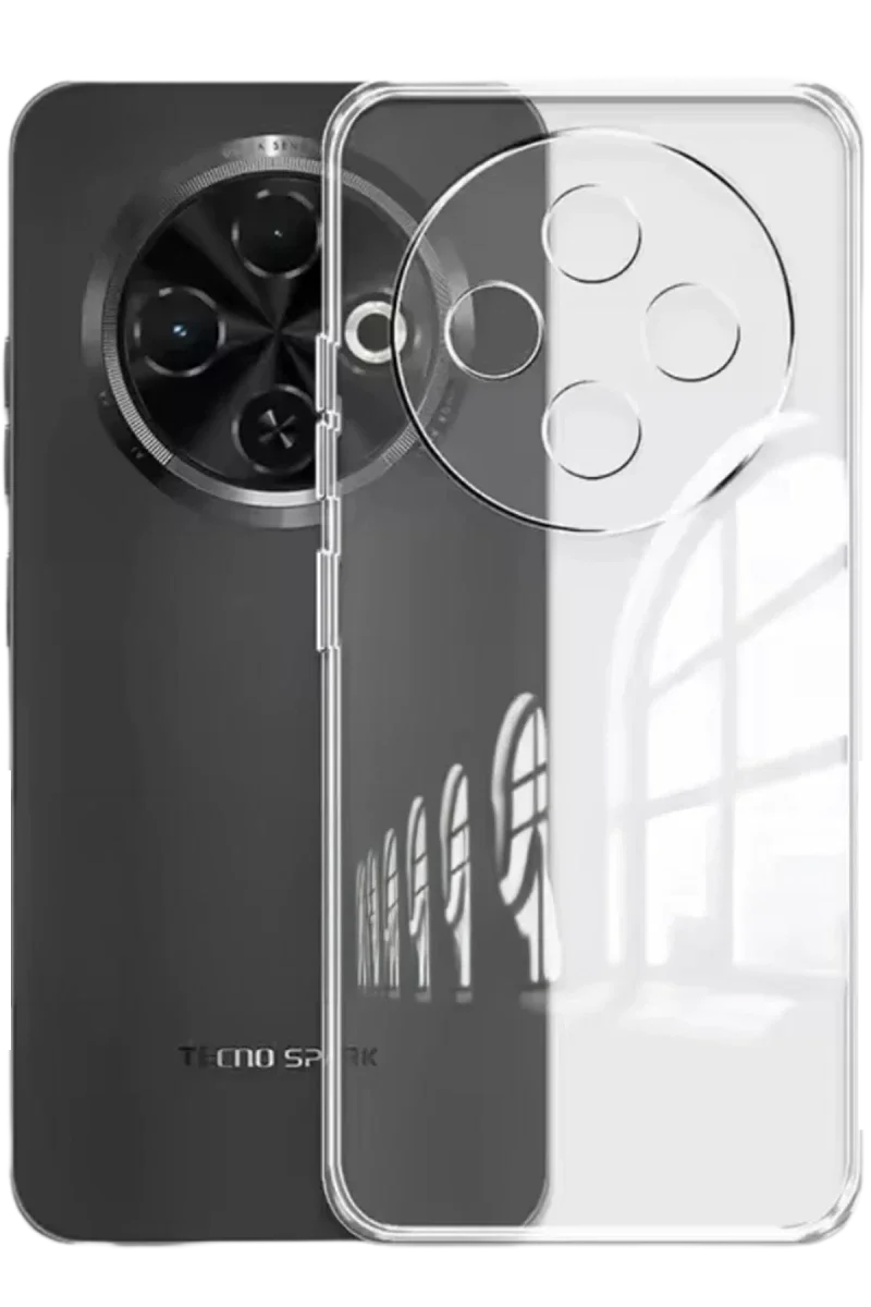 Tecno Spark 30C Kılıf Lüx Şeffaf Silikon Tecno Spark 30C Kılıf Lüx Şeffaf Silikon