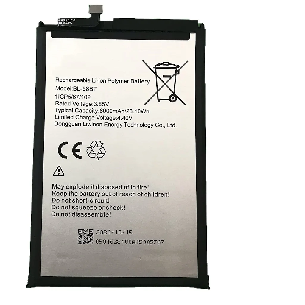 Tecno Spark 6 Air Pil Batarya BL-58BT