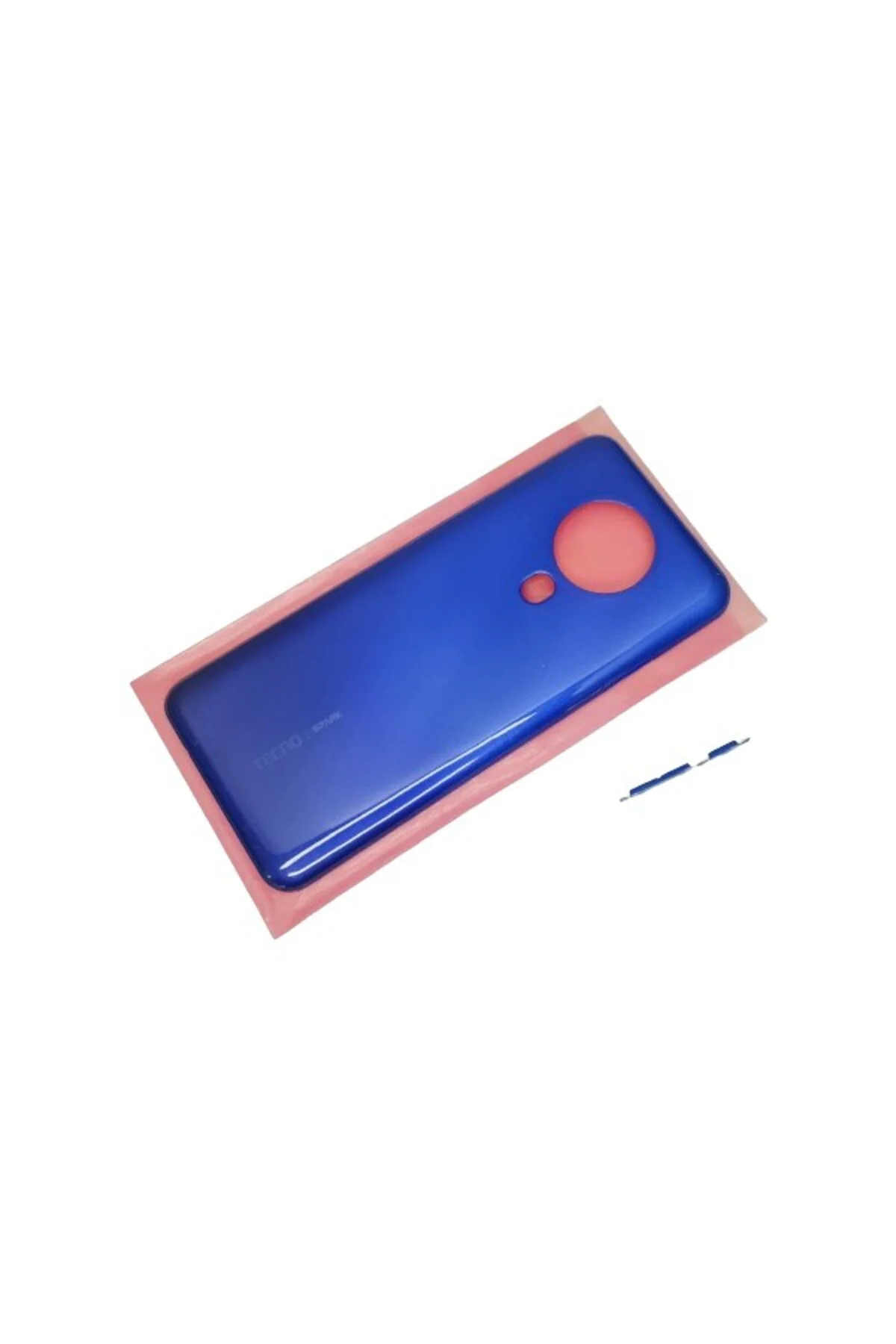 Tecno Spark 6 (ke7) Kasa Arka Pil Batarya Kapağı Mor Uymlu
