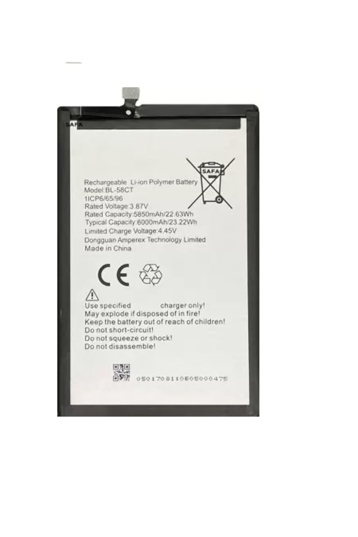 Axya Tecno Spark 7 Pil Batarya Bl-58Bt