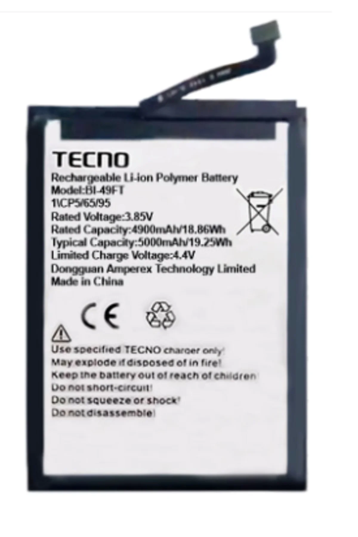 Tecno Spark 8c Batarya Pil (İthalatçı Garantili) BL-49FT