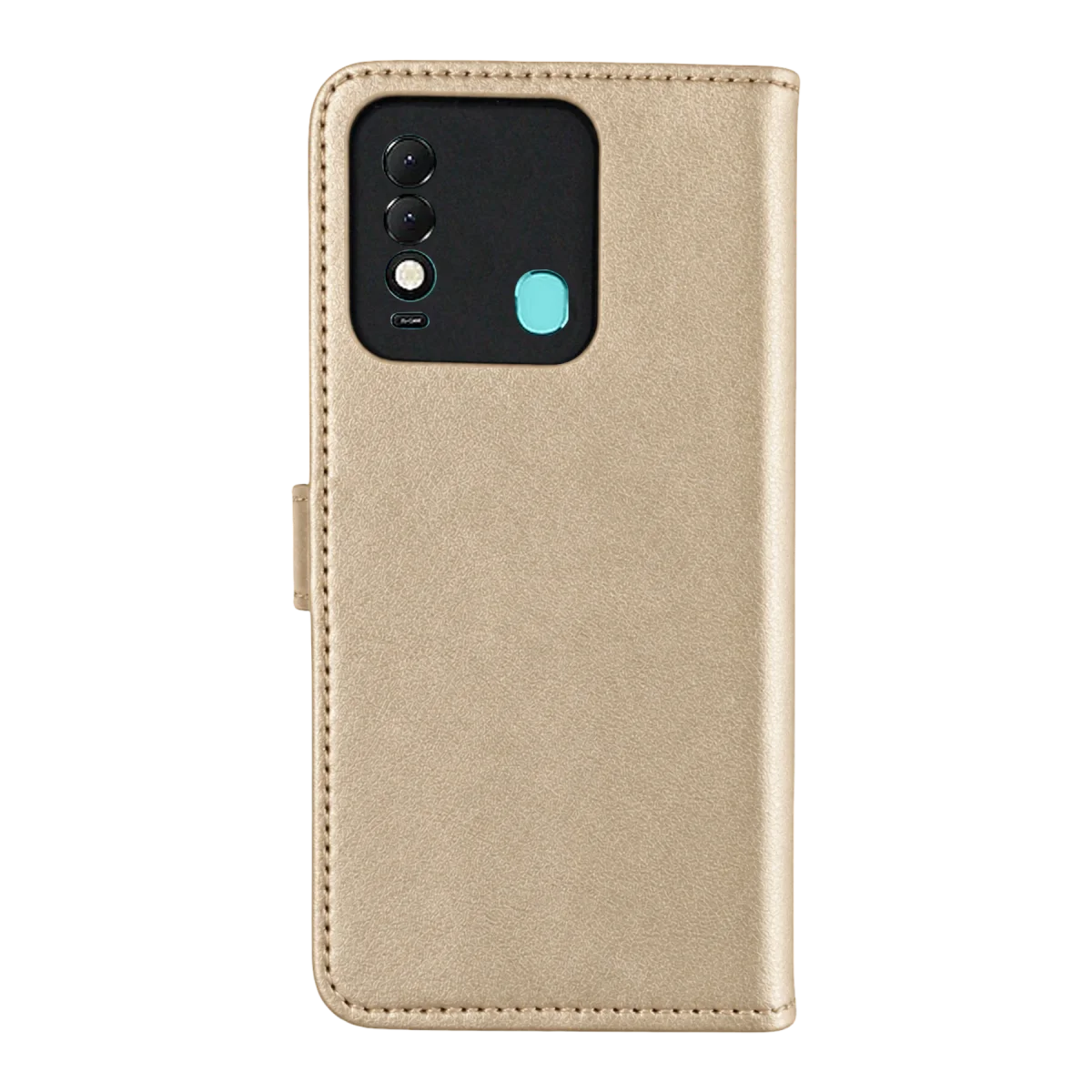 Tecno Spark 8T Trend S Plus Kapaklı Telefon Kılıf - Gold Tecno Spark 8T Trend S Plus Kapaklı Telefon Kılıf - Gold