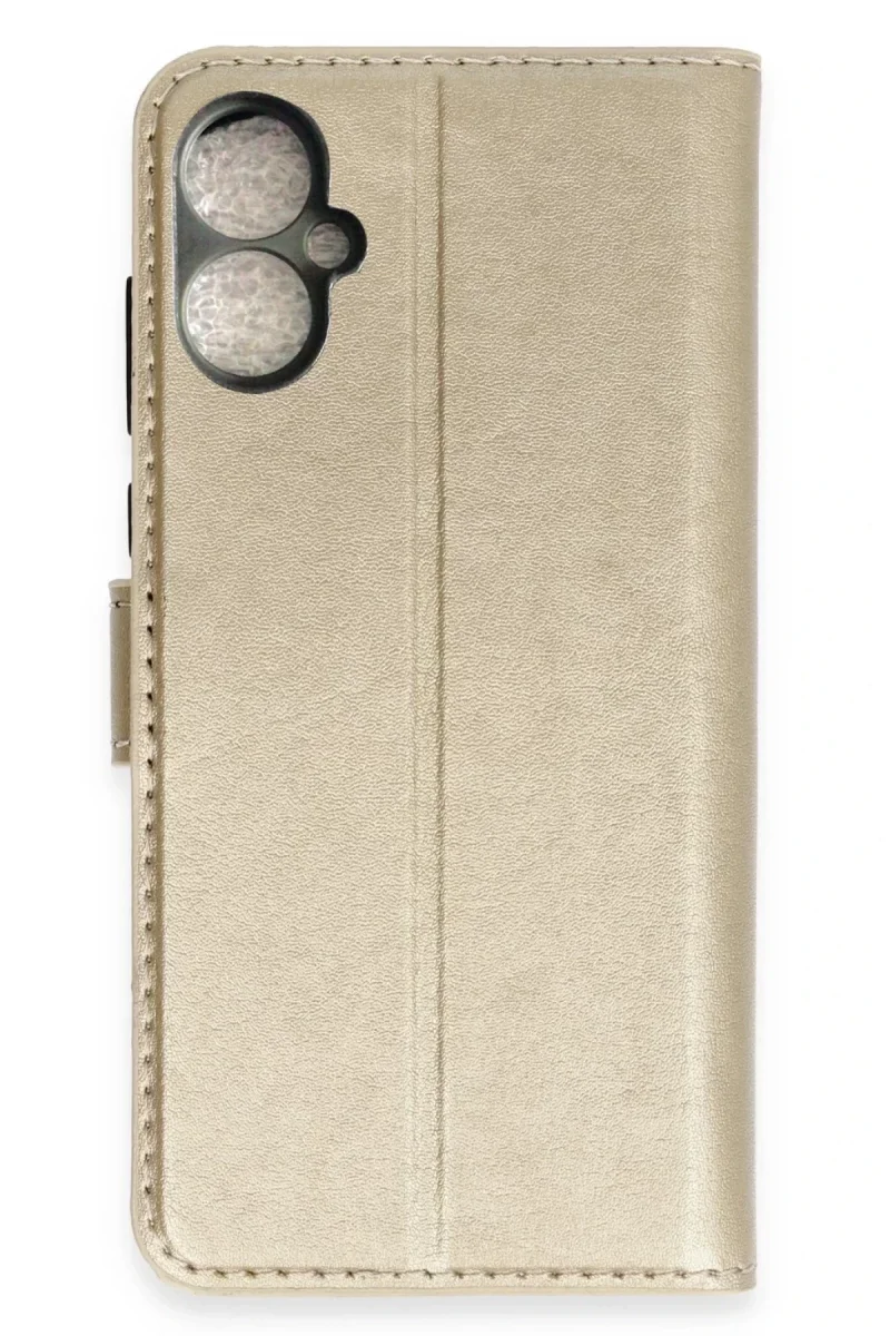 Tecno Spark 9 Pro Trend S Plus Kapaklı Kılıf - Gold Tecno Spark 9 Pro Trend S Plus Kapaklı Kılıf - Gold