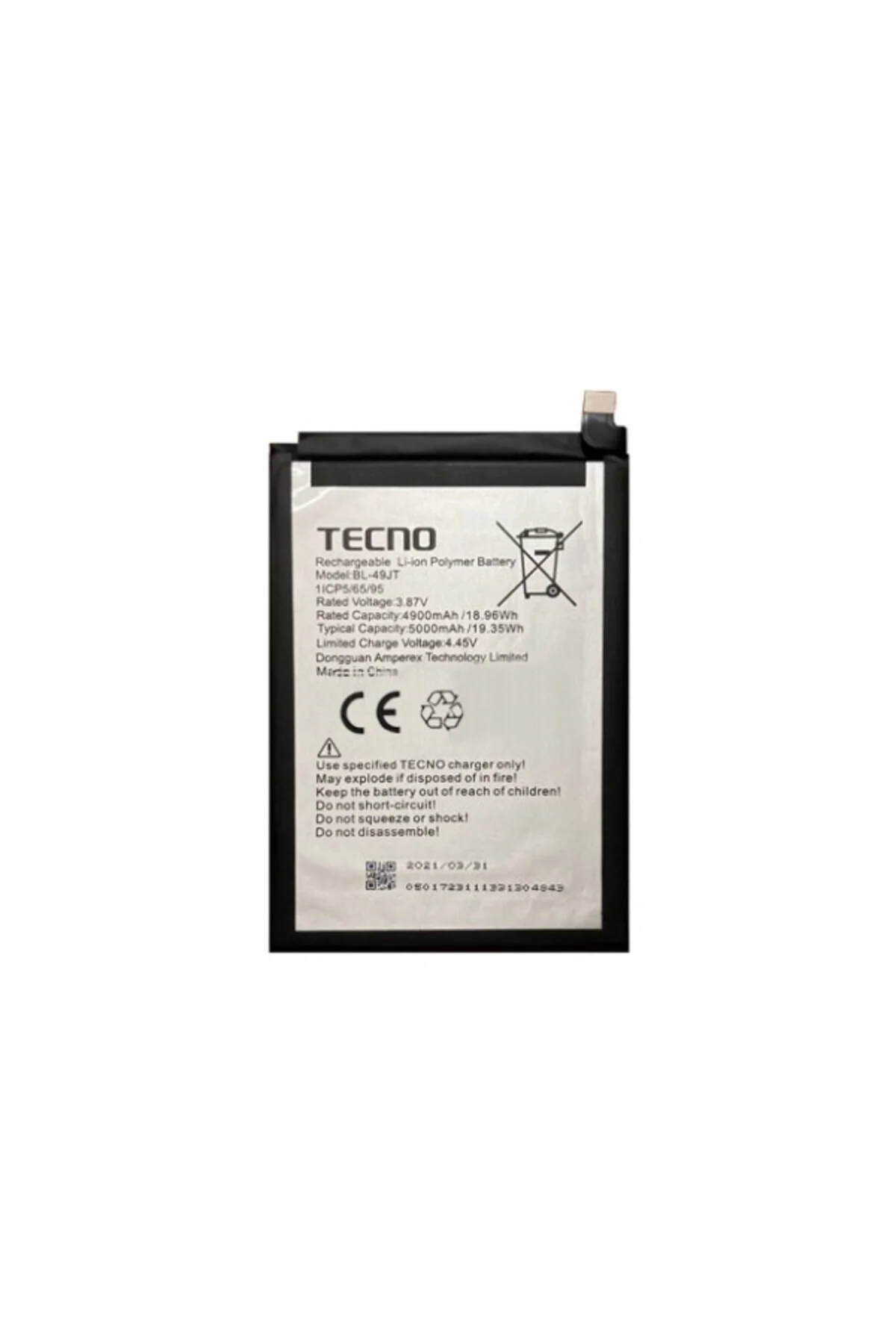 Tecno Spark 9T Batarya Pil Sıfır BL-49JT