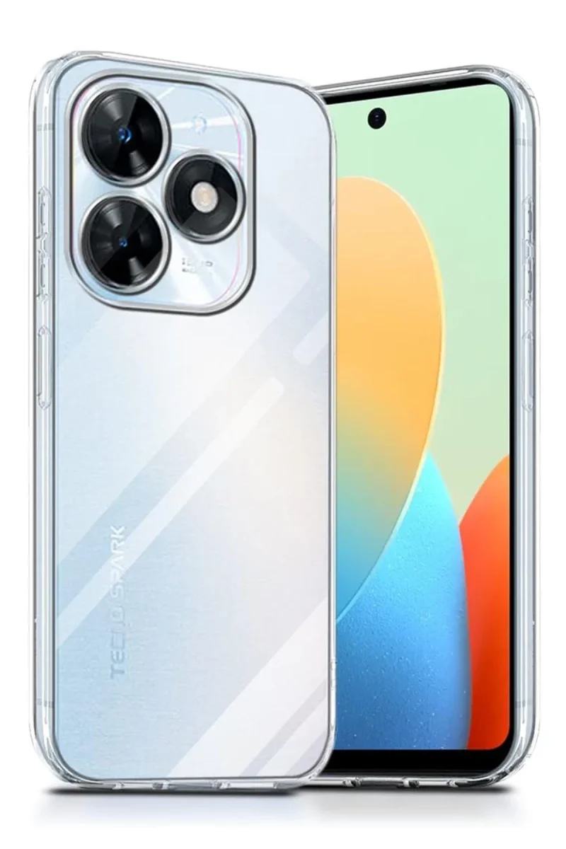 Tecno Spark Go 2024 Kılıf Lüx Şeffaf Silikon Tecno Spark Go 2024 Kılıf Lüx Şeffaf Silikon
