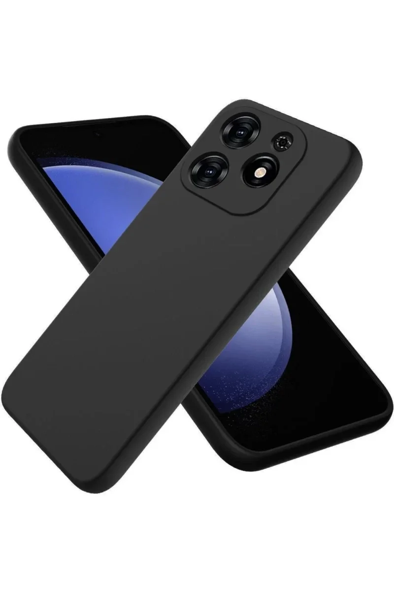 Tecno Spark Go 2024 Kılıf First Silikon - Siyah