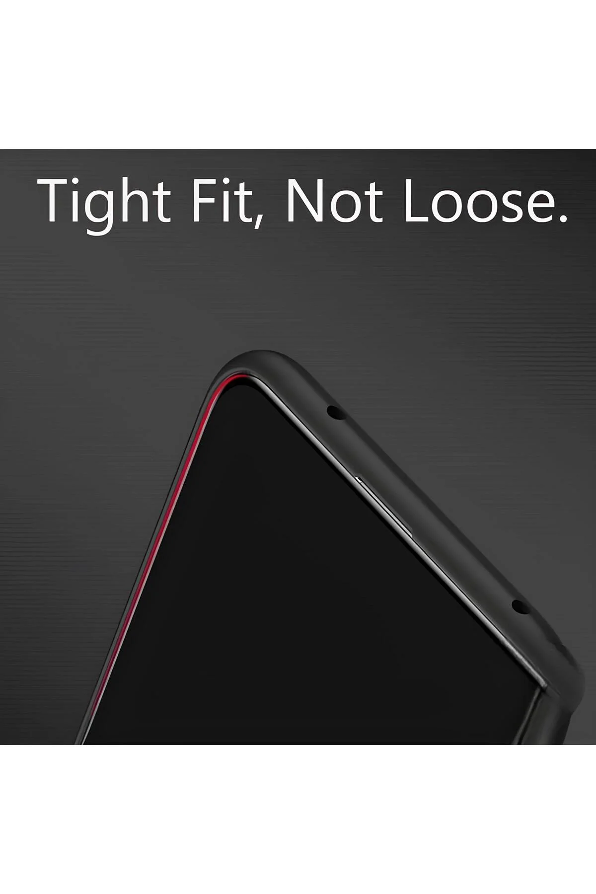 Tecno Spark Slim 5G Premium Siyah Silikon Kılıf