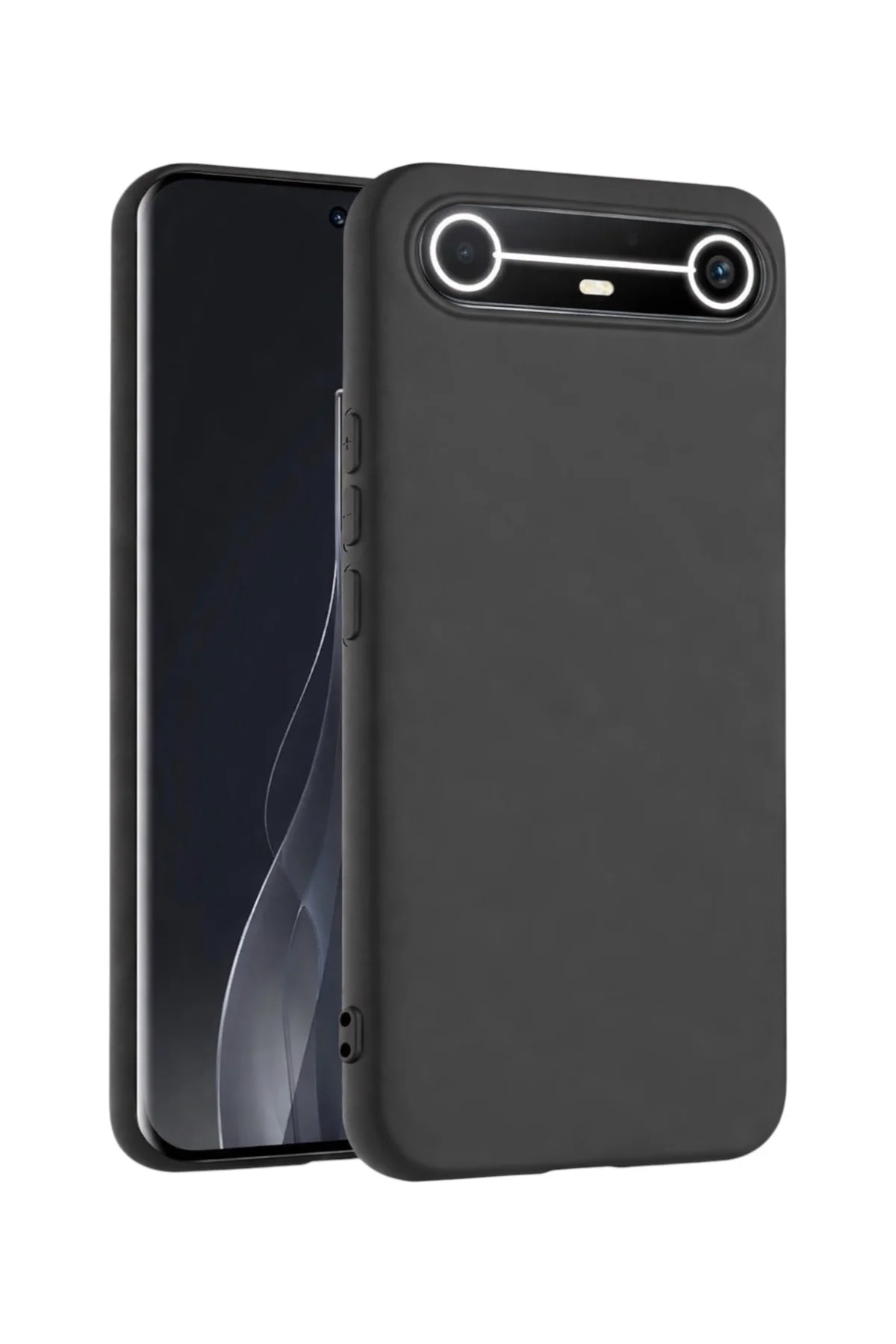 Tecno Spark Slim 5G Premium Siyah Silikon Kılıf