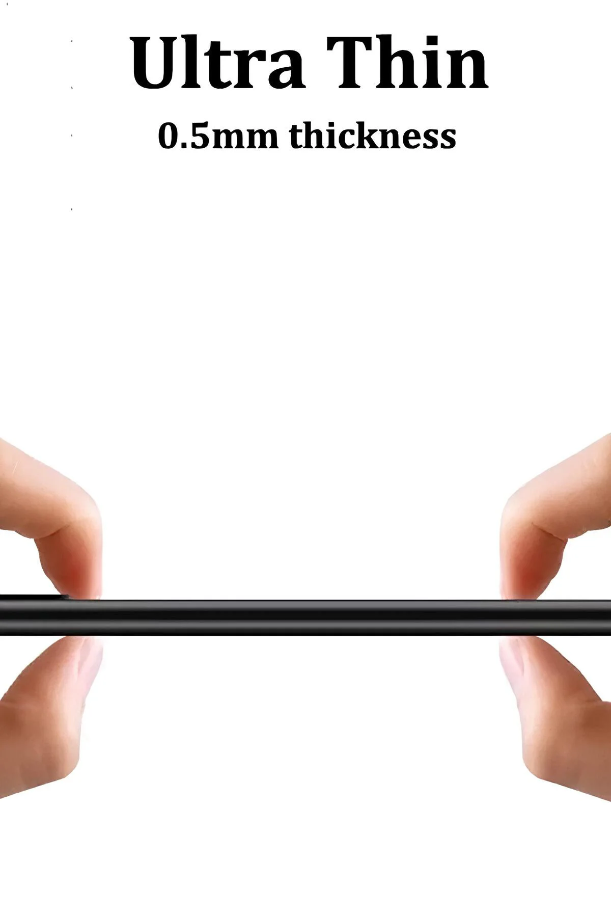 Tecno Spark Slim 5G Premium Siyah Silikon Kılıf