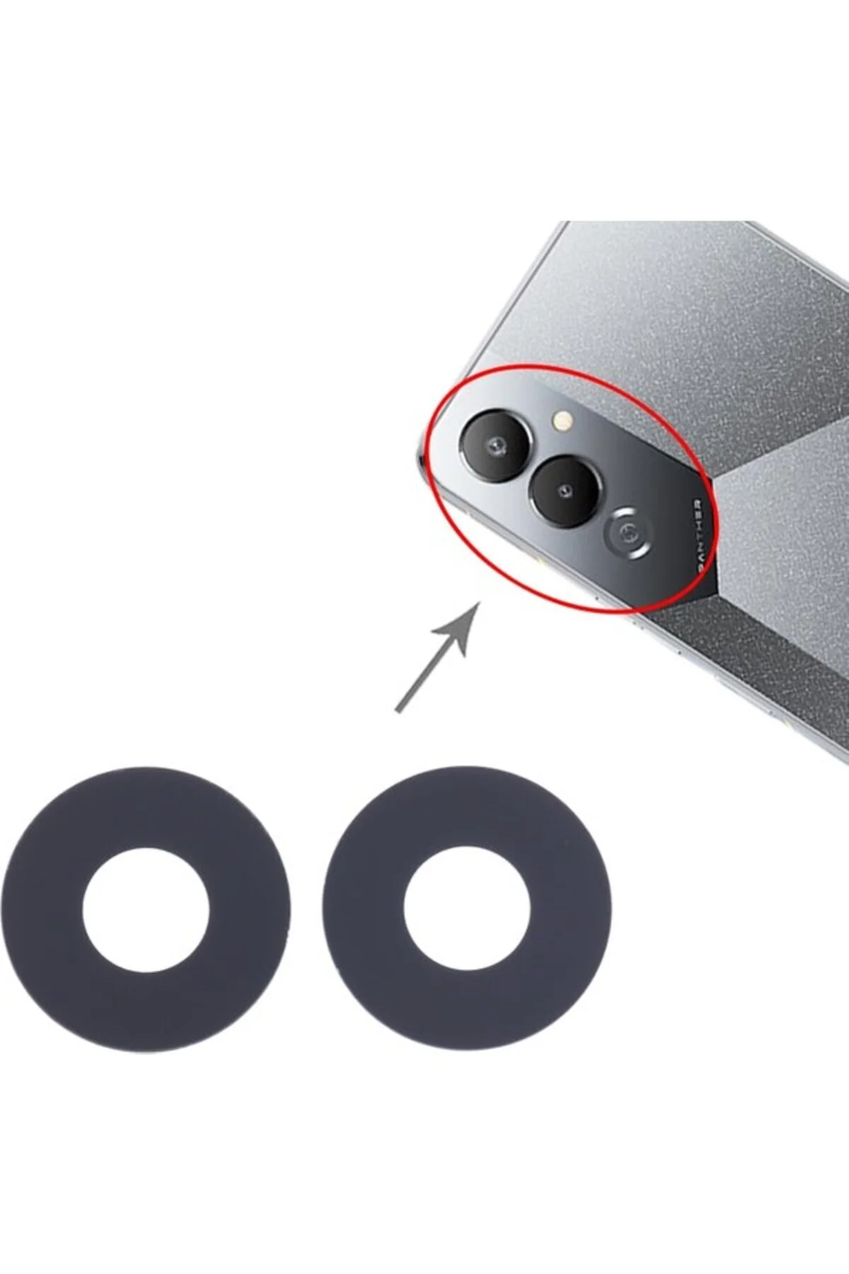 Tecno Uyumlu Pova 4 Kamera Lensi Cam LG7N