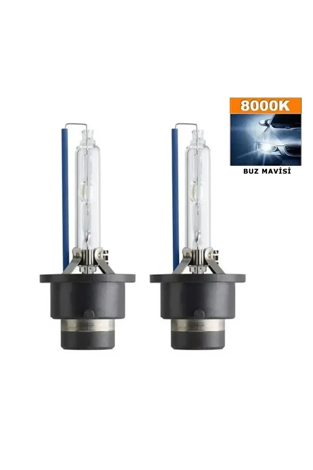 Tecnopoint D2S / D2R 8000K Buz Mavisi HID Xenon Ampul 2 Adet