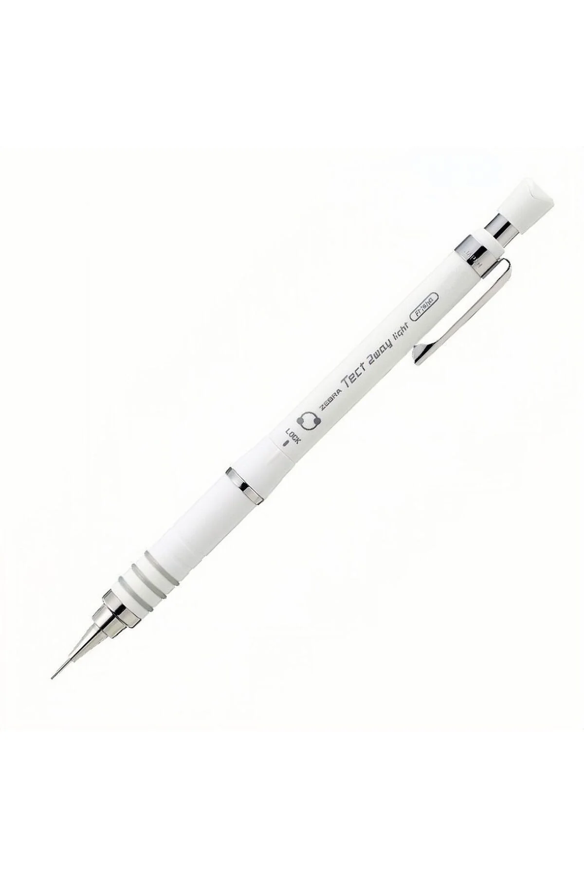 Tect 2way 0.7 Mm Mekanik Kurşun Kalem Beyaz SHAKER ÖZELLİKLİ
