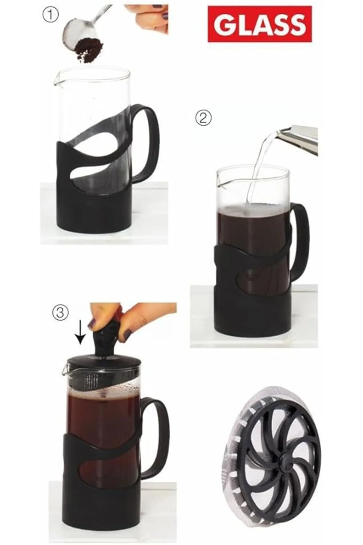 Tedarik French Pres 900 cc