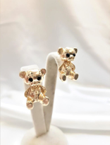 TEDDY ( AYICIK ) GOLD KAPLAMA KÜPE-TEDKÜ1 TEDDY ( AYICIK ) GOLD KAPLAMA KÜPE-TEDKÜ1