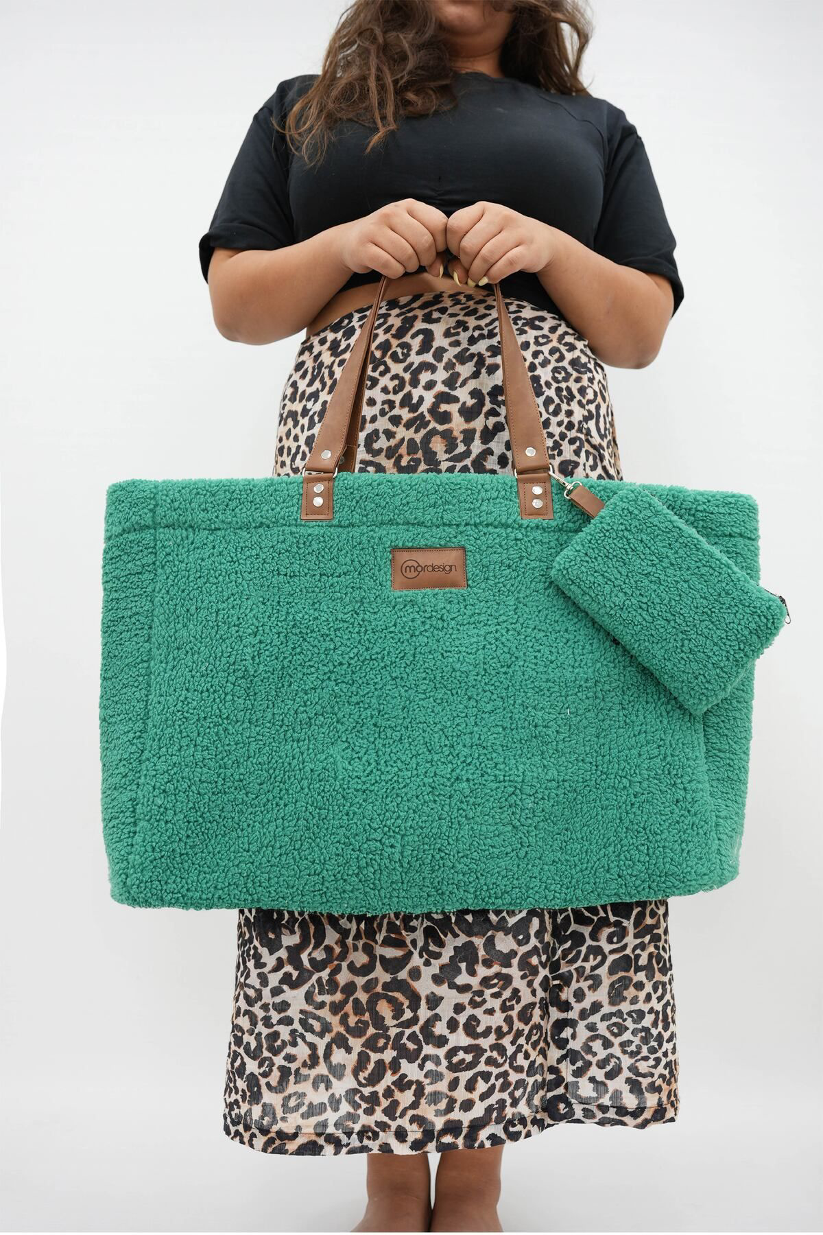 Mordesign Teddy Bag,Anne Bebek Bakım Çantası, Cüzdan Hediyeli, Xl Büyük Boy