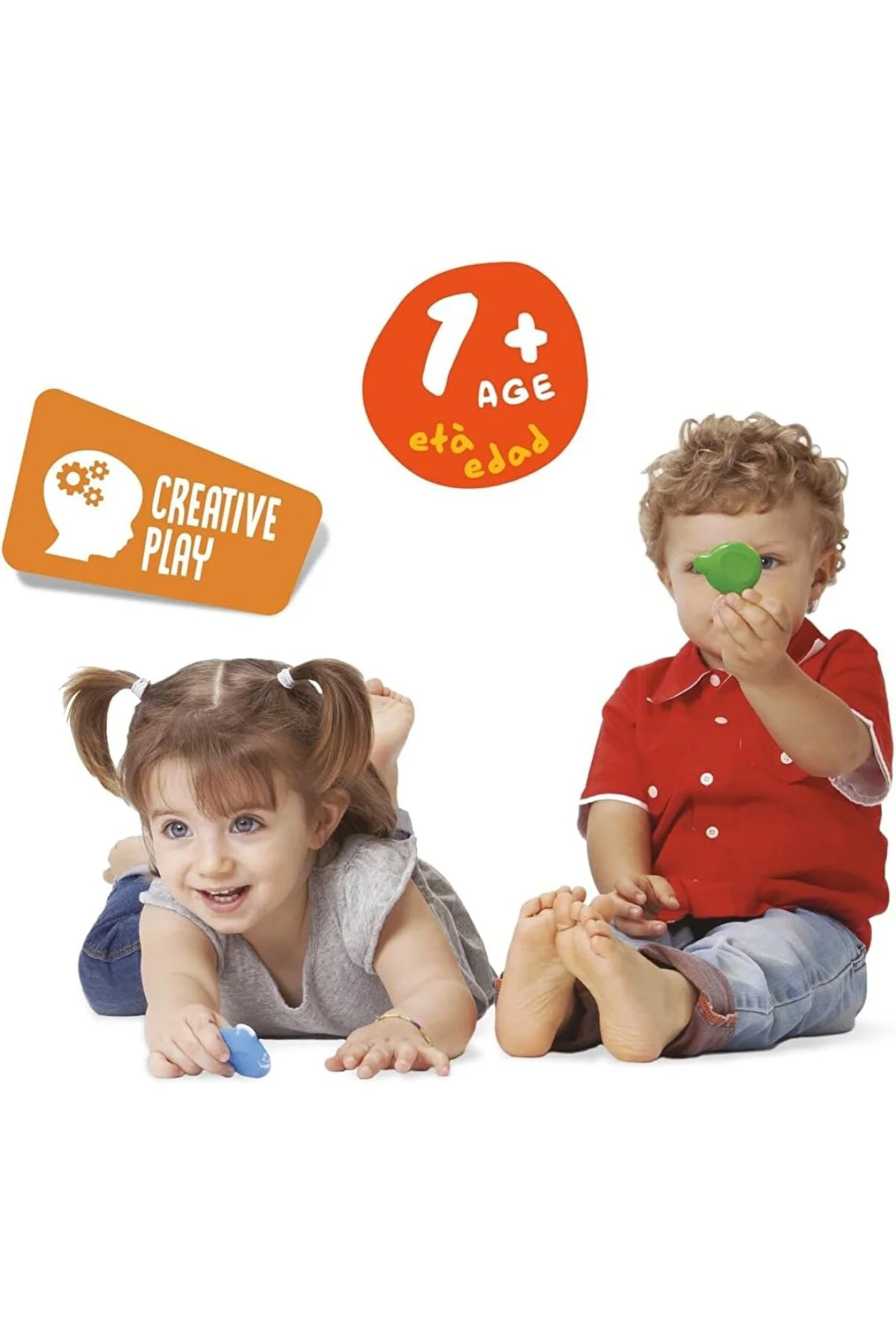 Teddy Bebek Crayons 6'Li +1 Yaş