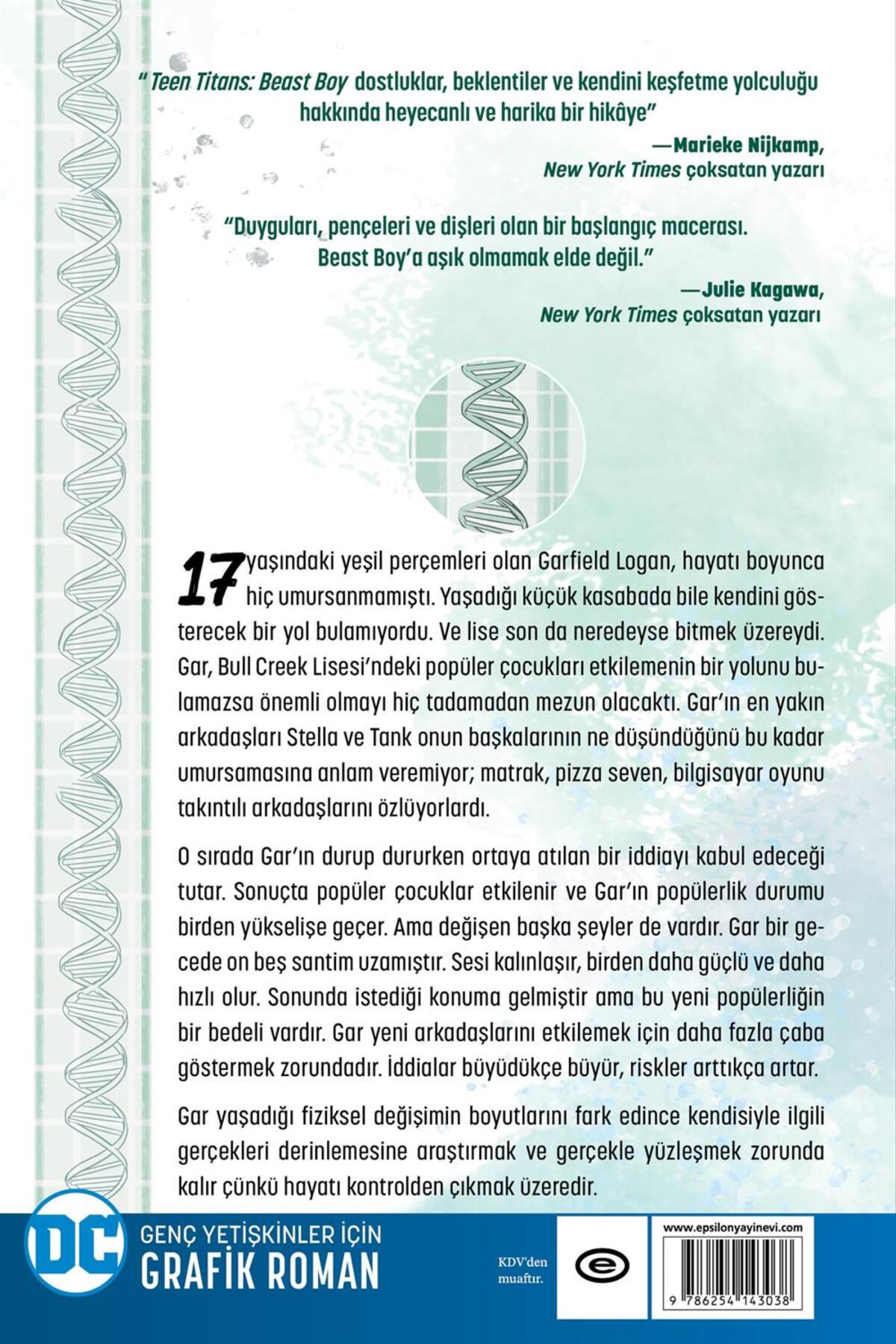 Epsilon Yayınevi Teen Titans Beast Boy / Kami Garcia & Gabriel Picolo