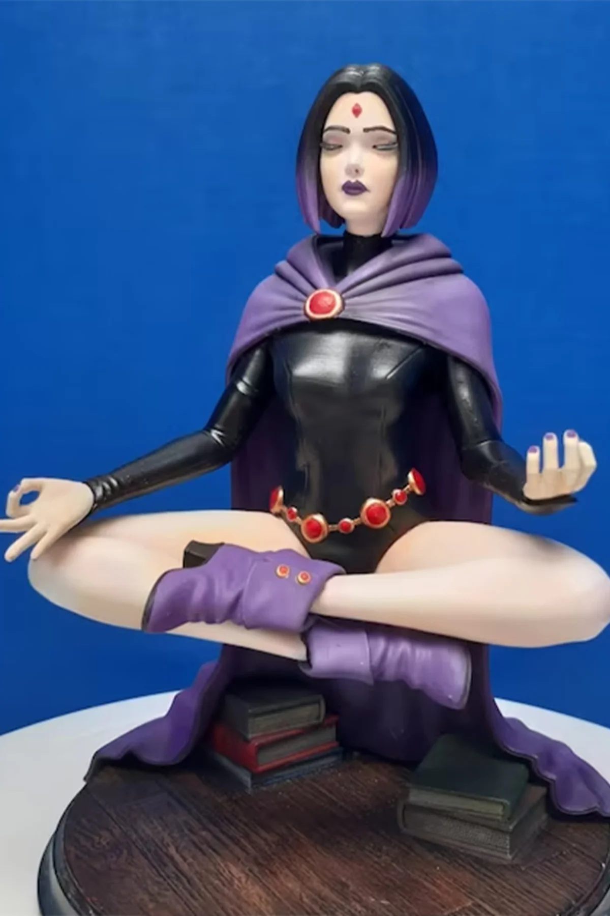 Teen Titans Raven Figür Raven Meditasyon Figür Büyük Boy 25CM