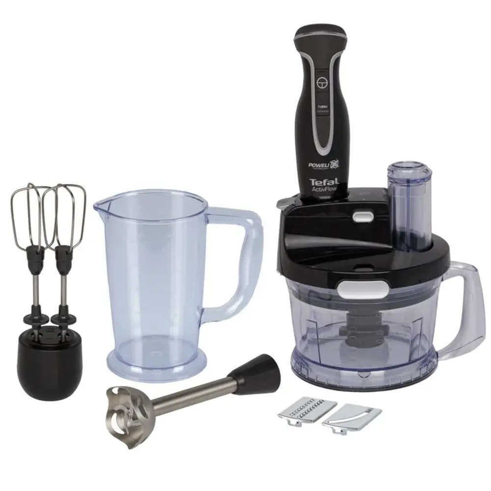 Tefal Powelix Activflow Pro 1000 Watt Blender Seti Siyah Tefal Powelix Activflow Pro 1000 Watt Blender Seti Siyah