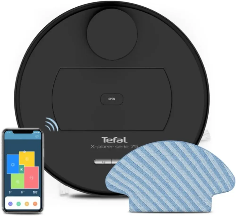 Tefal RG7675 X-Plorer Serie 75 Mop Özellikli Akıllı Robot Süpürge