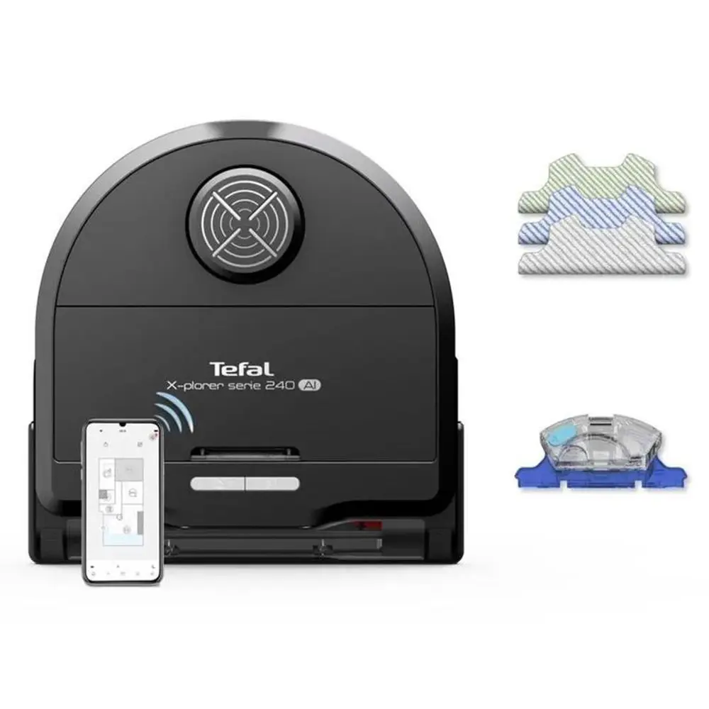 Tefal RG9675 X-Plorer Serie 240 Mop Özellikli Akıllı Robot Süpürg