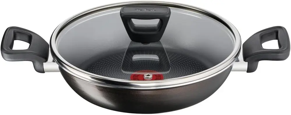 Tefal Titanyum 2X XL Difüzyon Tabanlı Kapaklı Sahan 24 Cm