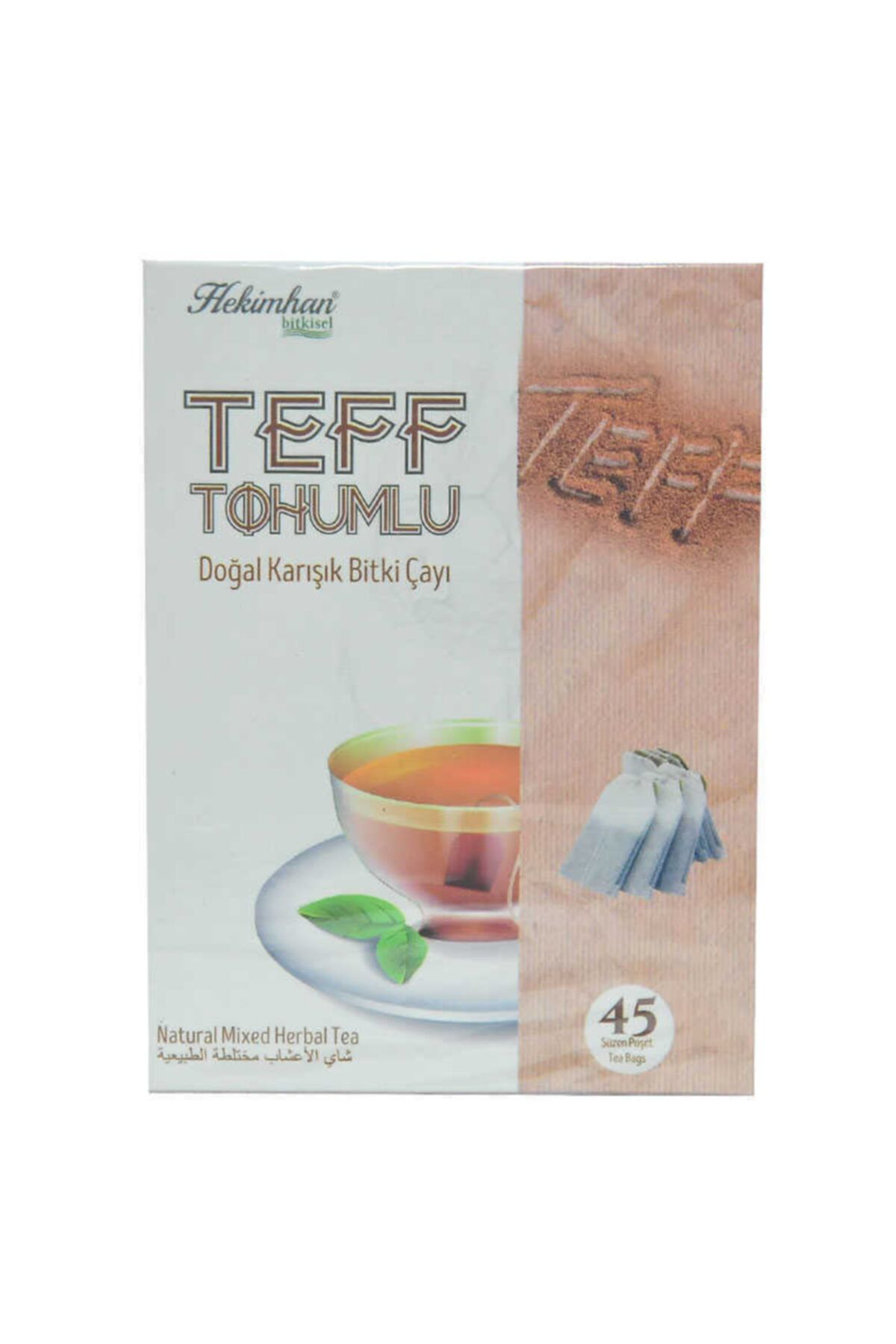 Hekimhan Teff Tohumlu Karışık Bitki Çayı 45 Süzen Pşt