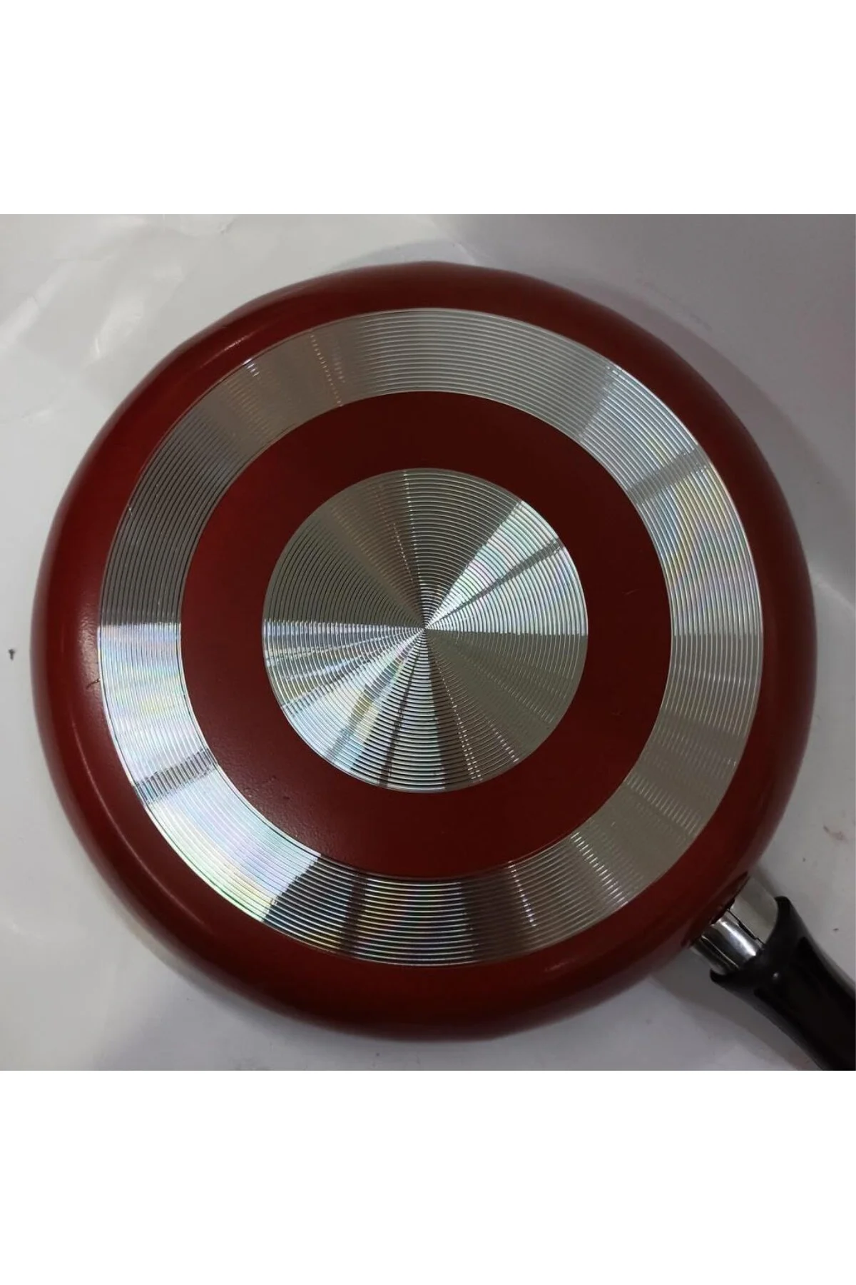 Teflon 30 cm Çapında Piyasa Malı 1.5 mm İnce Aliminyum Kızartma Tavası
