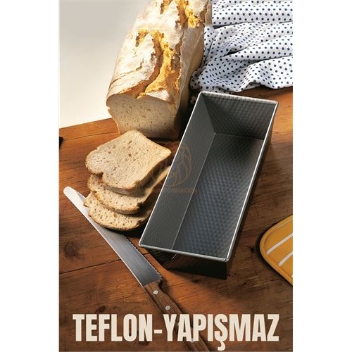 Teflon Ekmek Pişirme Kalıbı Baton Pasta Kalıbı Teflon Ekmek Pişirme Kalıbı Baton Pasta Kalıbı