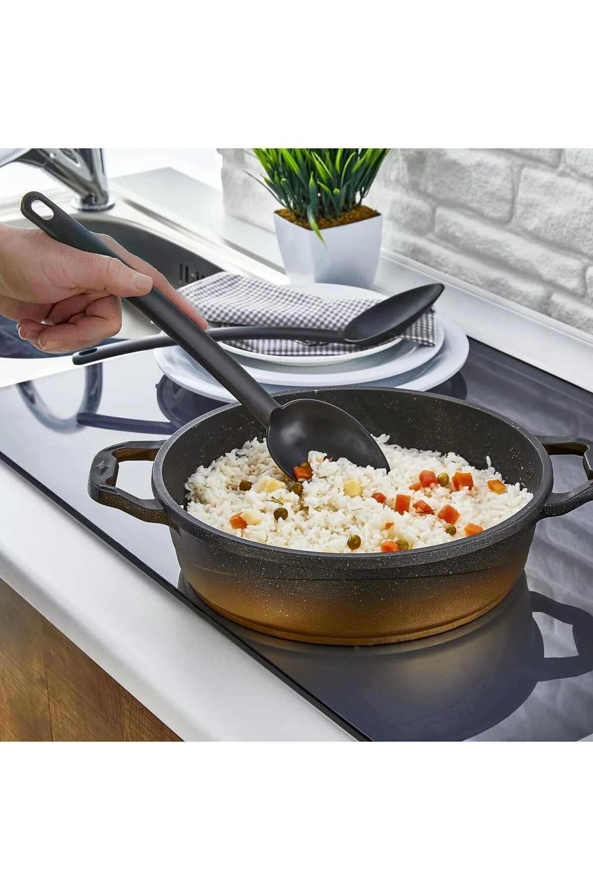 Teflon Kaşık Yanmaz Yapışmaz KP-136