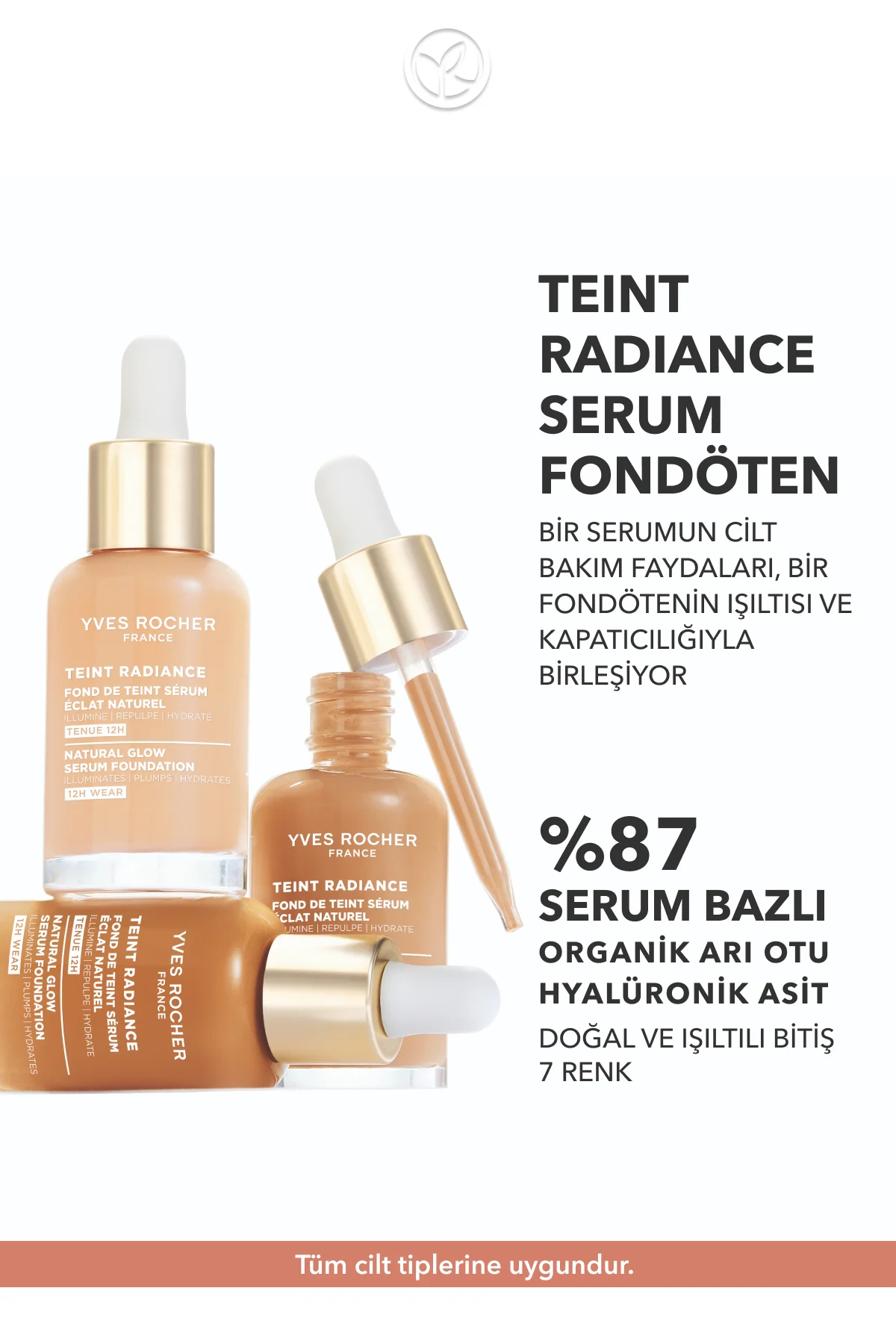 Teint Radiance Cildi Pürüzsüzleştirici, Nemlendirici ve Işıltı Ve
