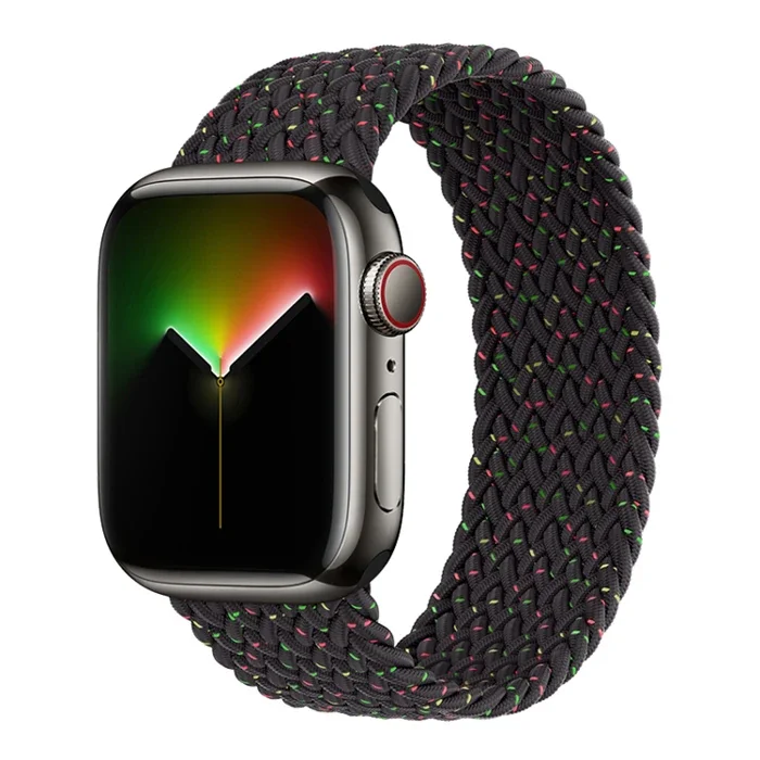 Tek Açılışlı Plastik Elastik Apple Watch Kayışı 38-40-41mm – Dayanıklı ve Nefes Alan