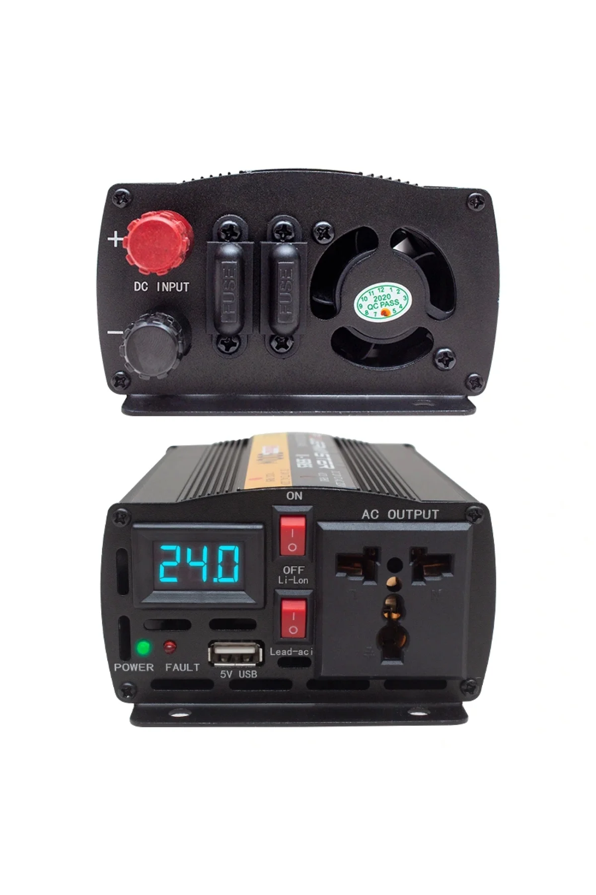 TEK DİJİTAL EKRAN 24 VOLT - 300 WATT MODIFIED SINUS WAVE INVERTER