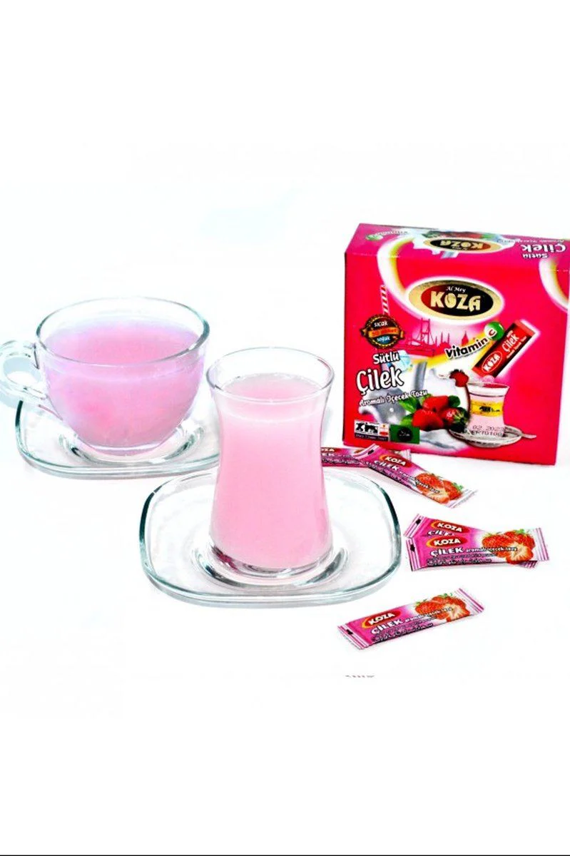 Tek İçimlik Çilekli Toz İçecek 50'li - Hazır Aromalı İçecek Fiyatı, Yorumları ve Özellikleri